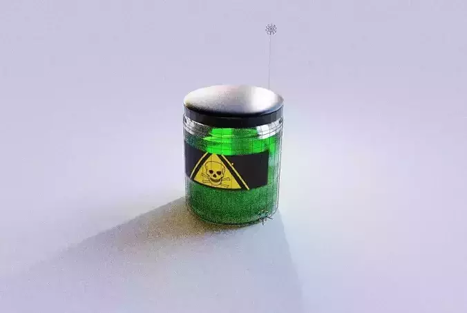 jar for the game and others PBR low-poly gmae ready 3D model