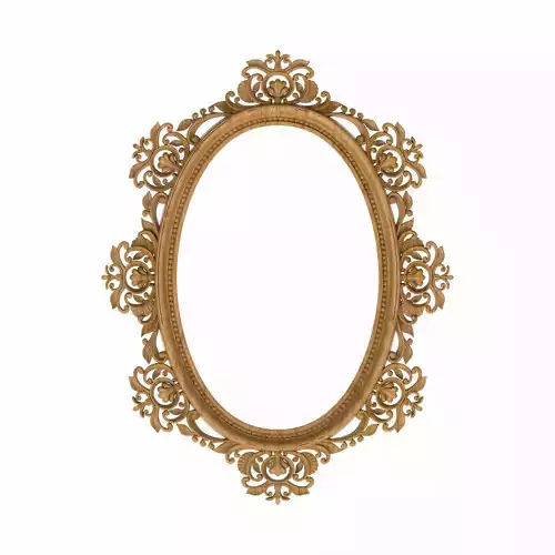 Carved picture frame STL