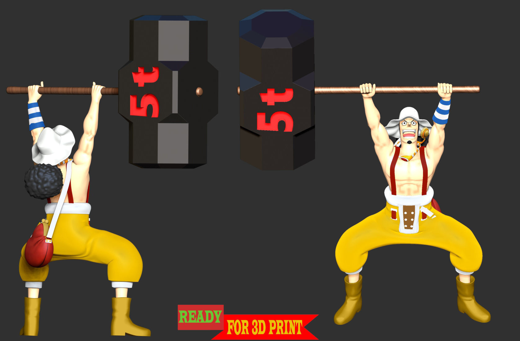 God Usopp - One Piece 3D print model_8