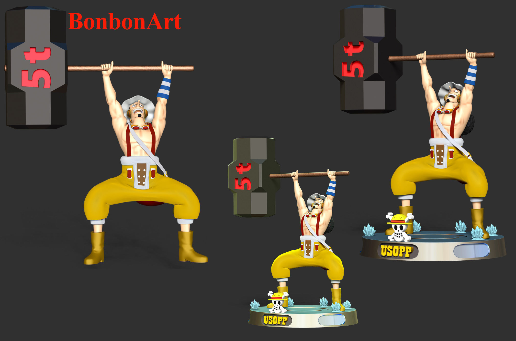 God Usopp - One Piece 3D print model_1