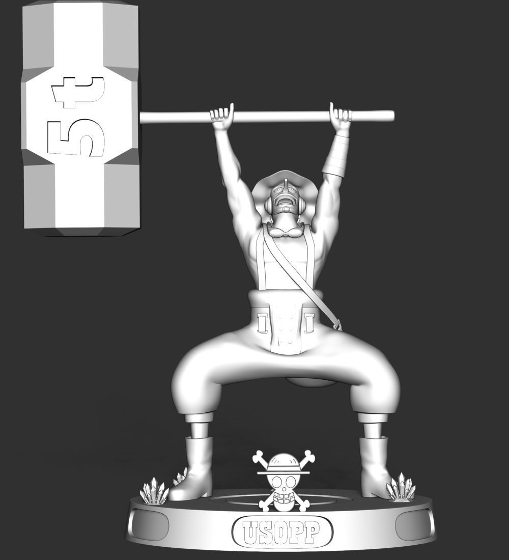 God Usopp - One Piece 3D print model_22