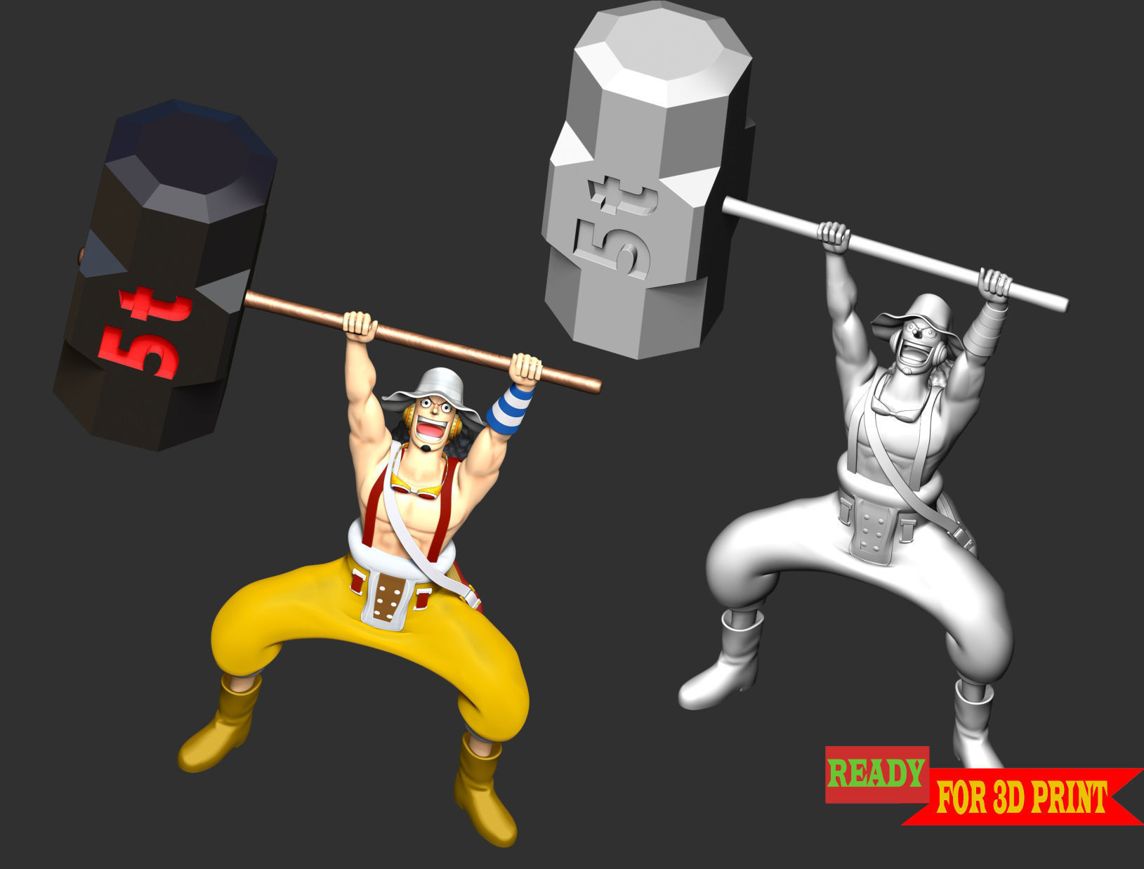 God Usopp - One Piece 3D print model_2