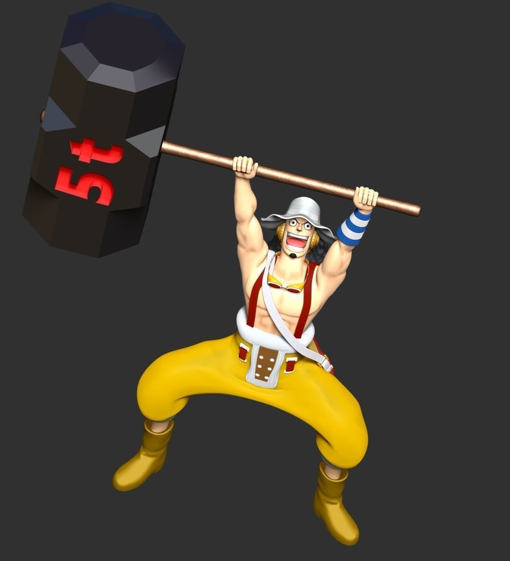 God Usopp - One Piece 3D print model_28