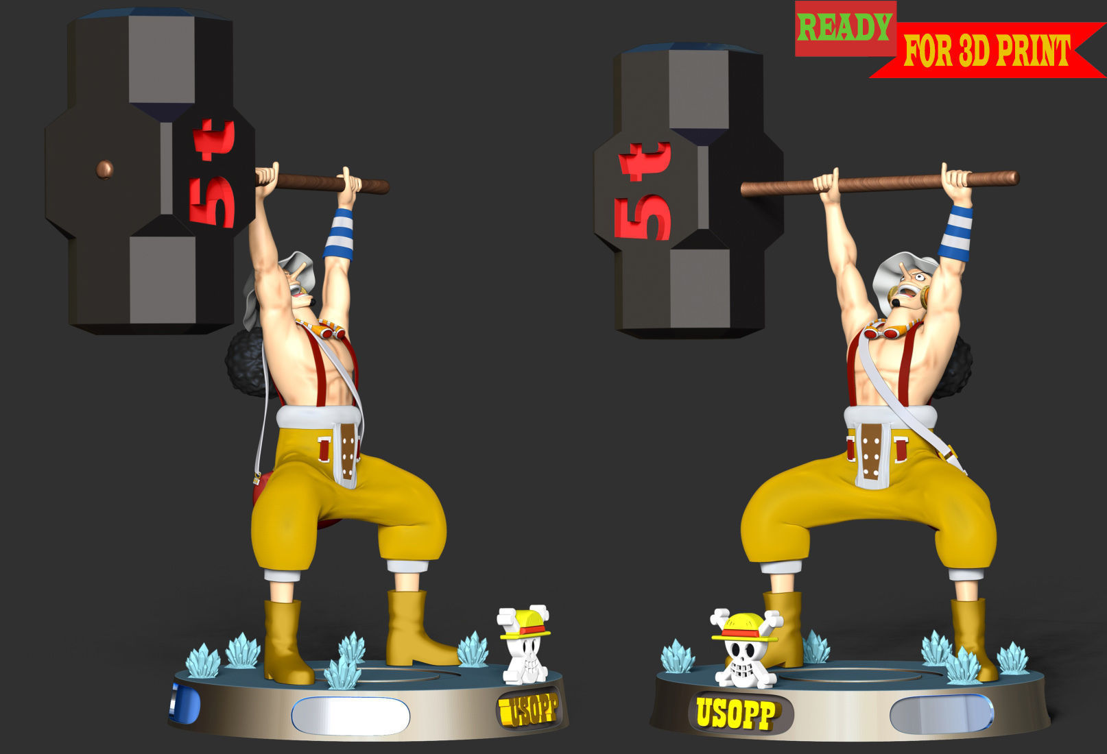 God Usopp - One Piece 3D print model_6