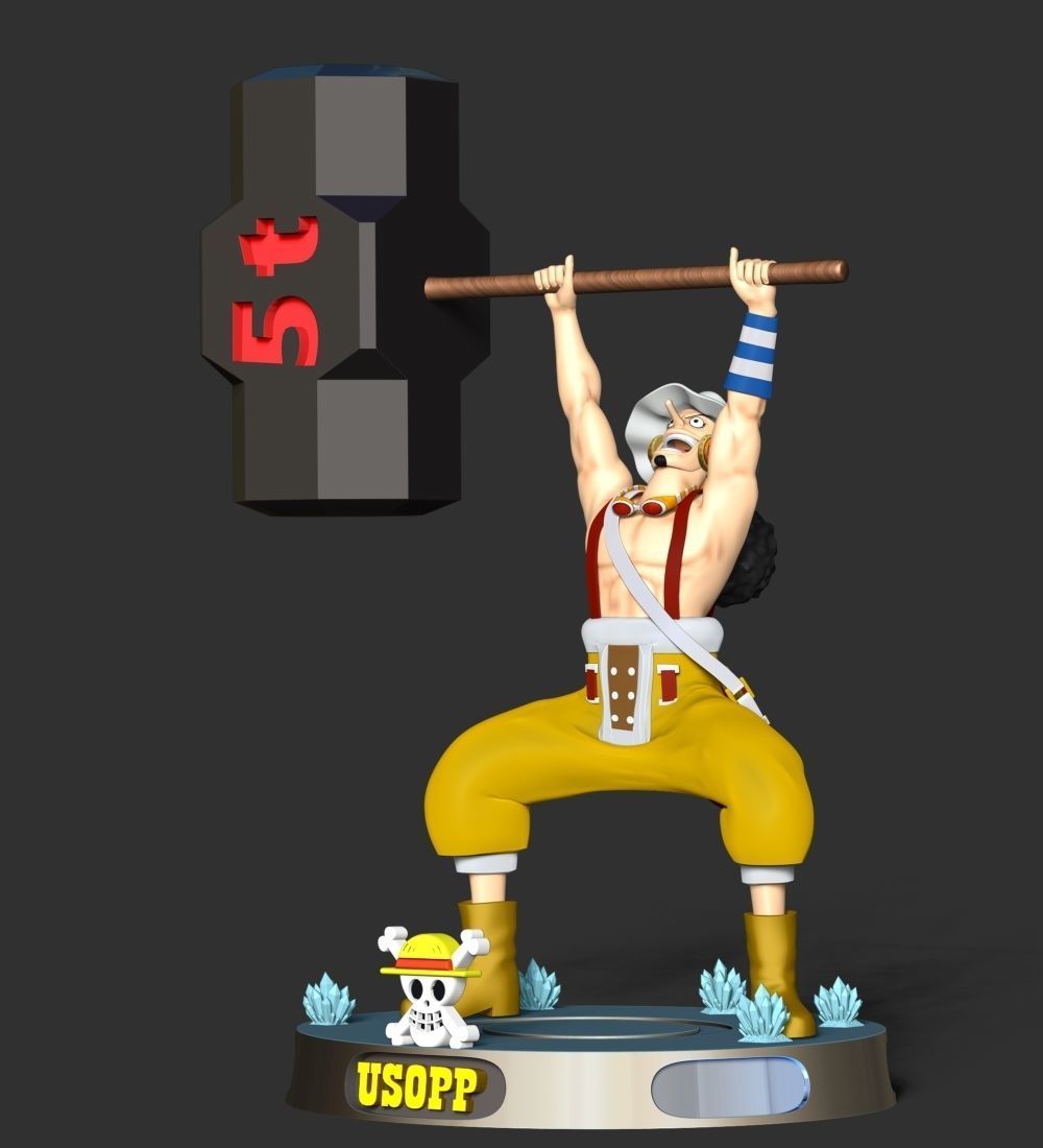 God Usopp - One Piece 3D print model_19