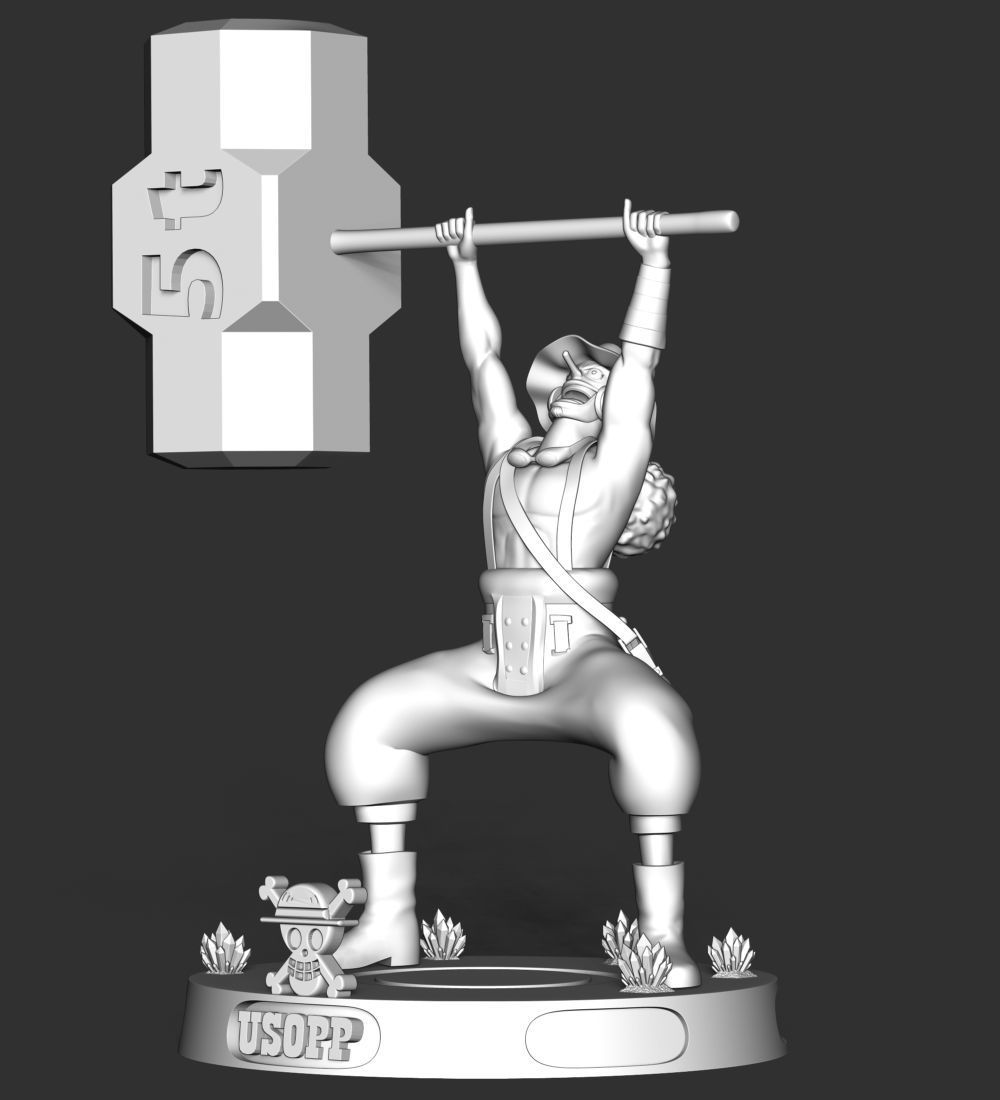 God Usopp - One Piece 3D print model_23