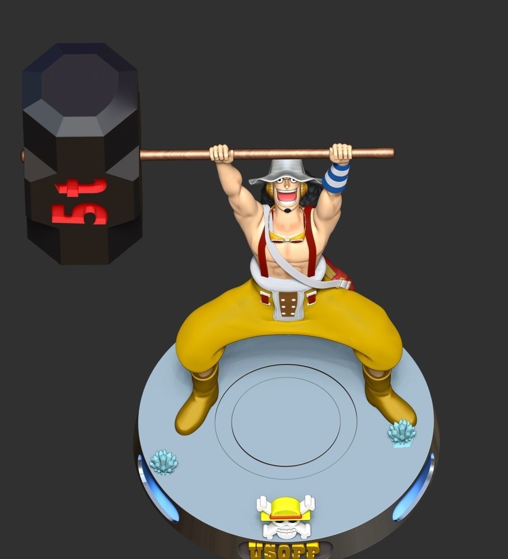 God Usopp - One Piece 3D print model_10