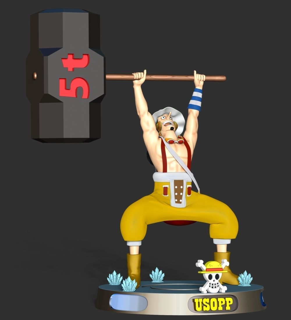 God Usopp - One Piece 3D print model_17