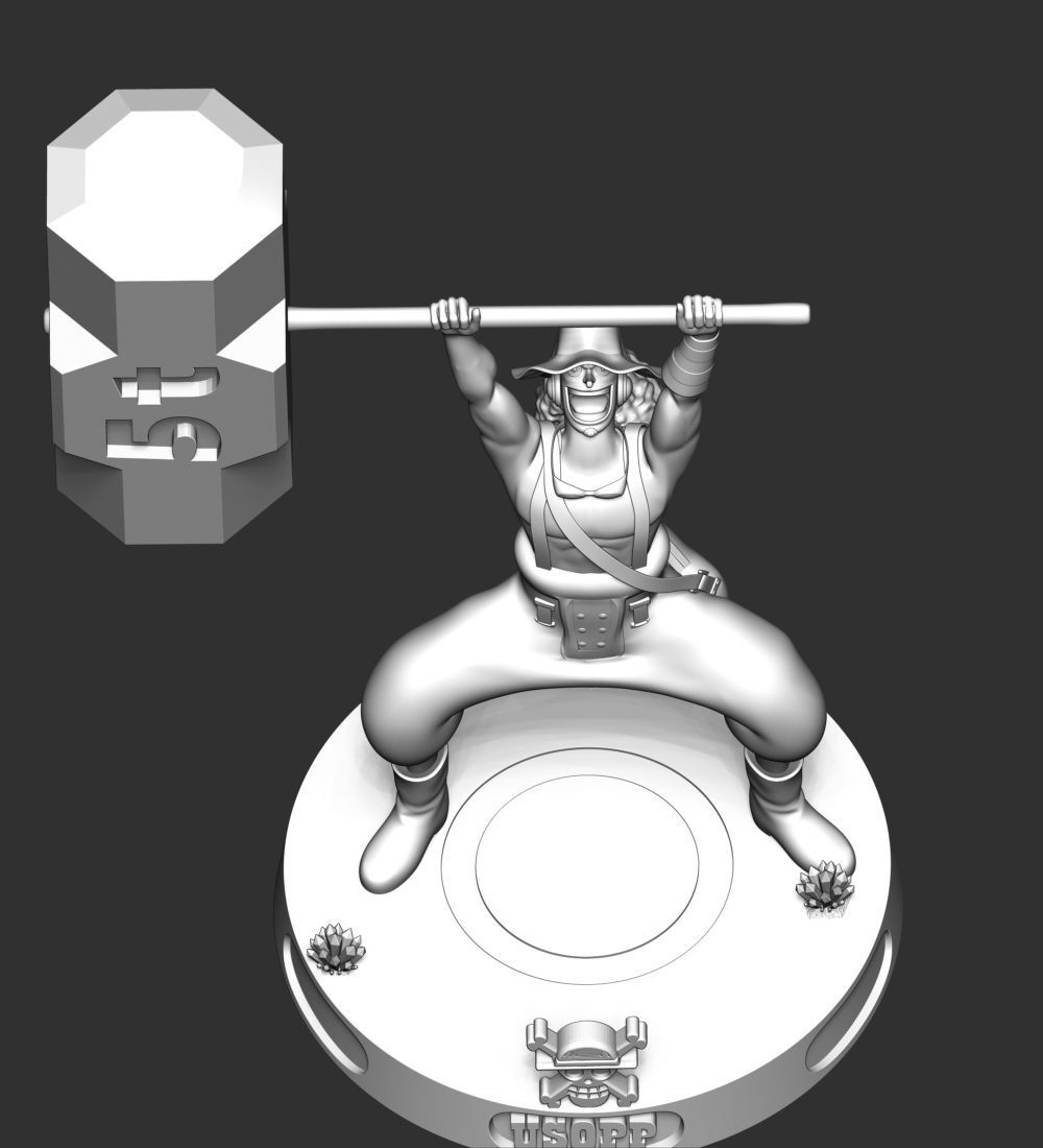 God Usopp - One Piece 3D print model_21