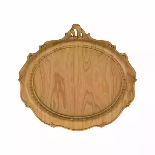 Carved picture frame STL