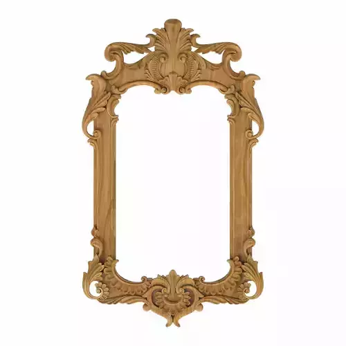 Carved picture frame STL