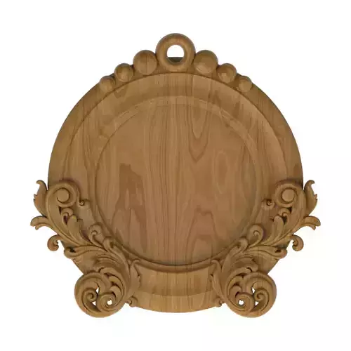 Carved picture frame STL