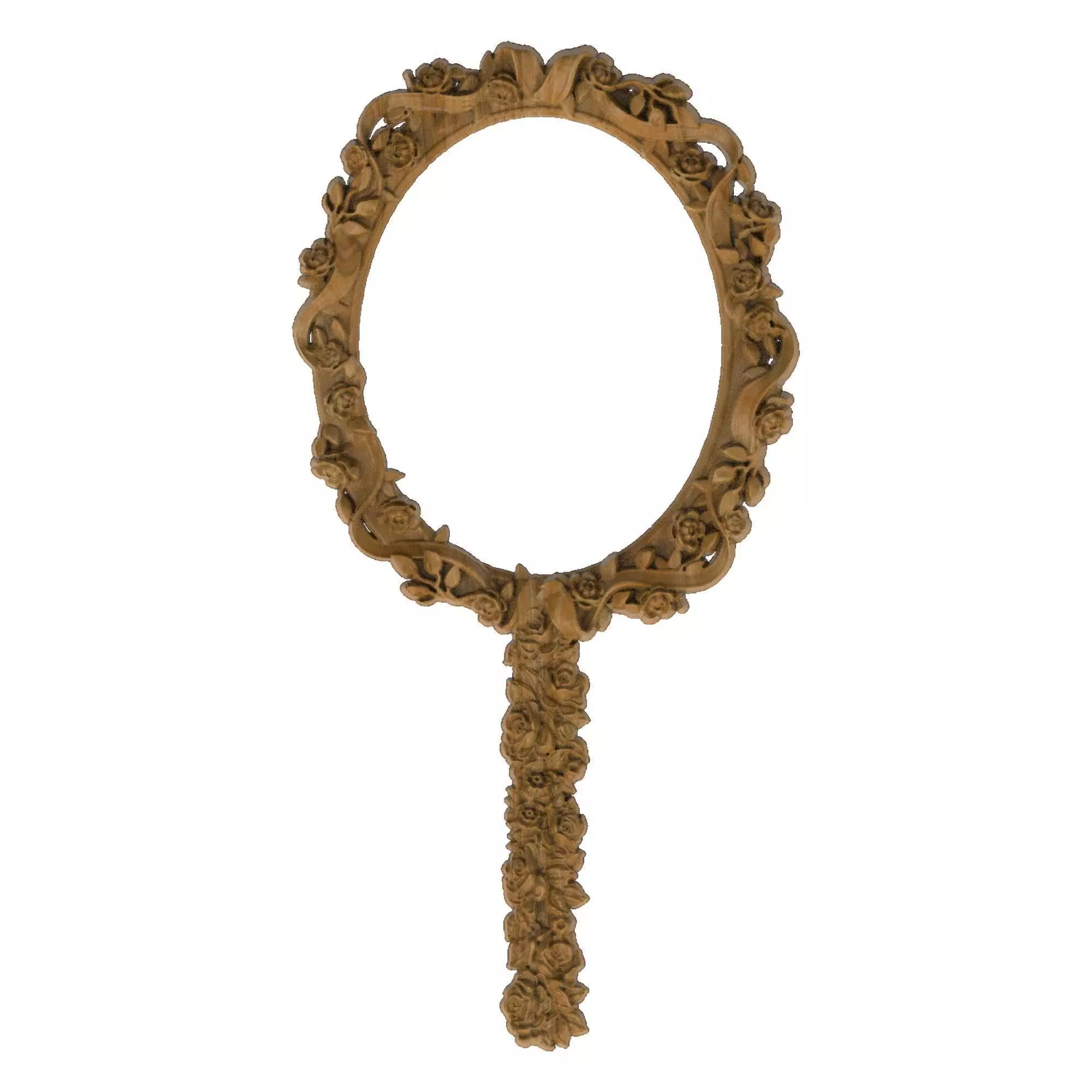 Carved picture frame STL 3D model