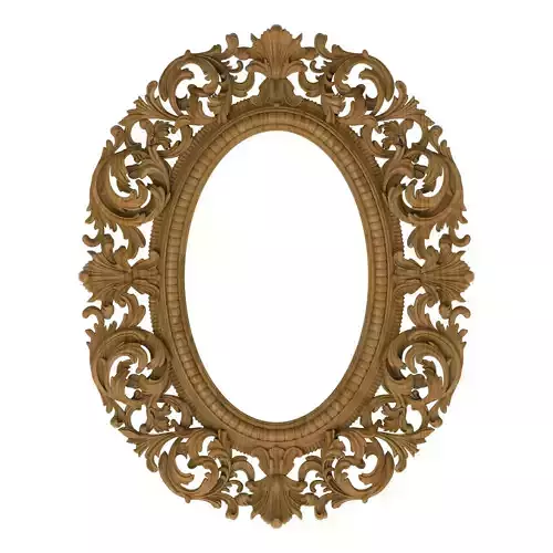 Carved picture frame STL