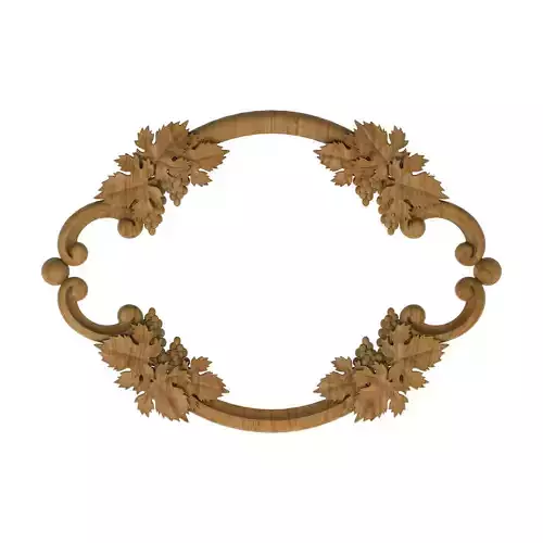Carved picture frame STL