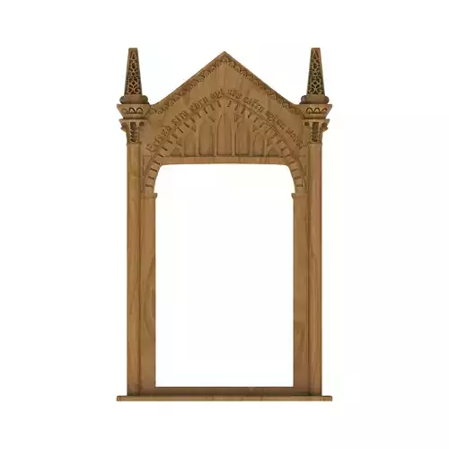 Carved picture frame STL