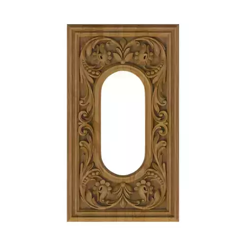 Carved picture frame STL