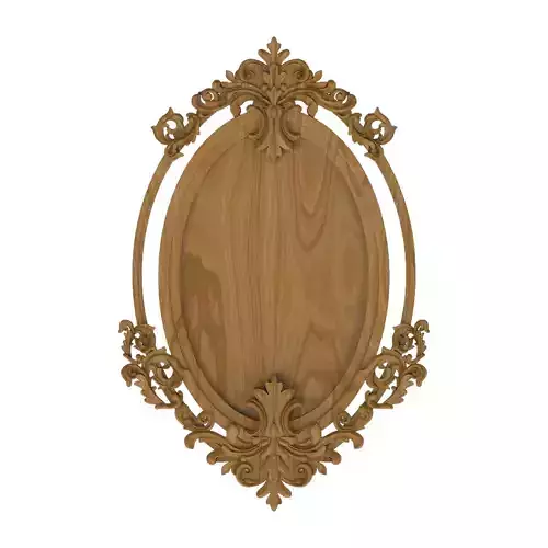 Carved picture frame STL