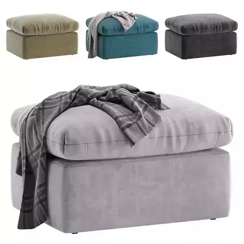 Pouf Parsi Velvet Mint Divanru