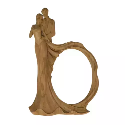 Carved picture frame STL