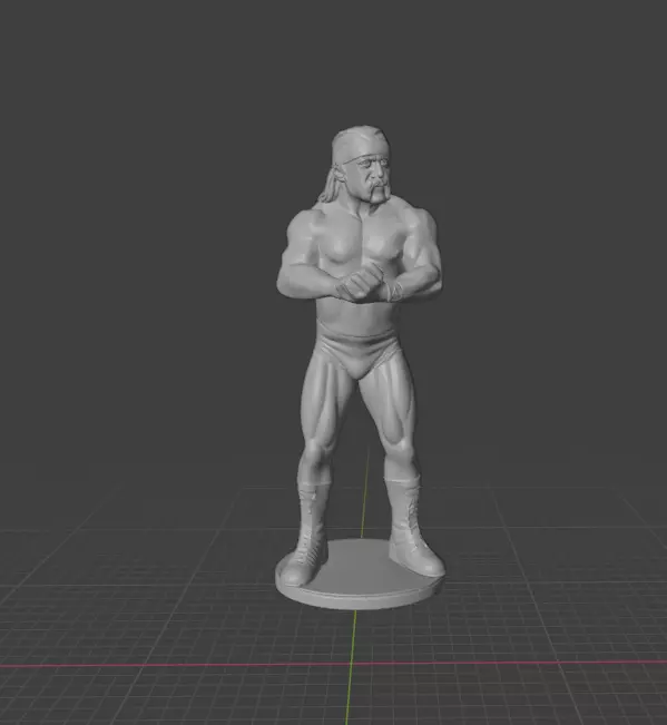 Hulk Hogan 3D print model_8
