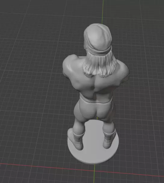 Hulk Hogan 3D print model_27