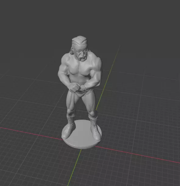 Hulk Hogan 3D print model_6