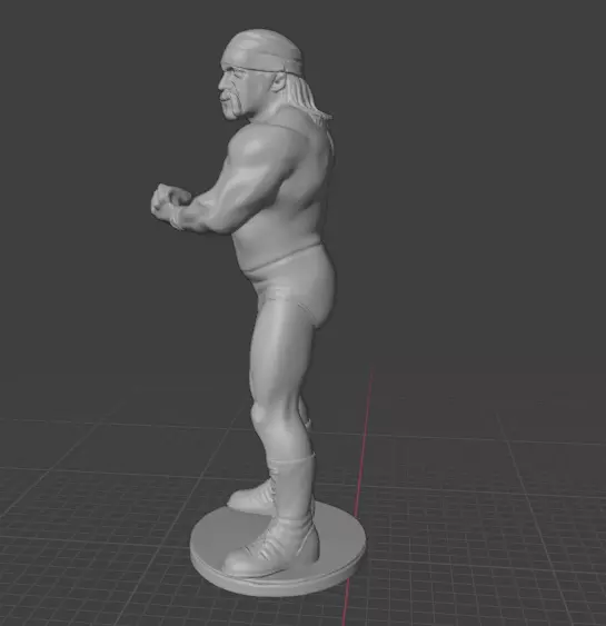 Hulk Hogan 3D print model_1