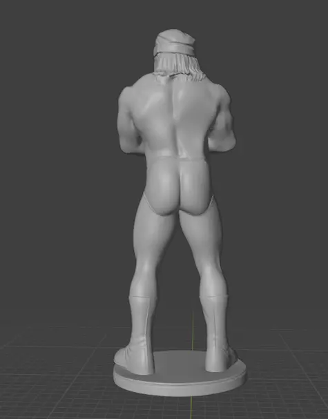 Hulk Hogan 3D print model_28