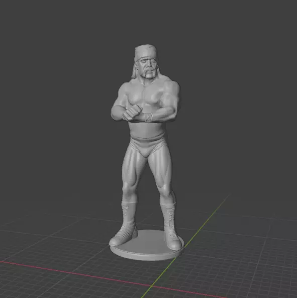 Hulk Hogan 3D print model_5