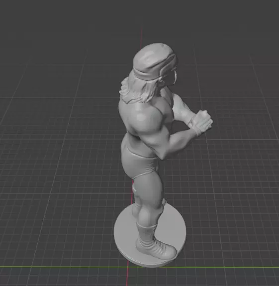 Hulk Hogan 3D print model_26