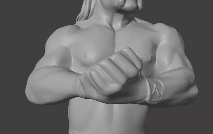 Hulk Hogan 3D print model_15