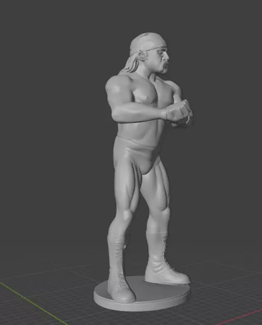 Hulk Hogan 3D print model_22