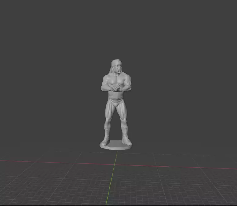 Hulk Hogan 3D print model_0