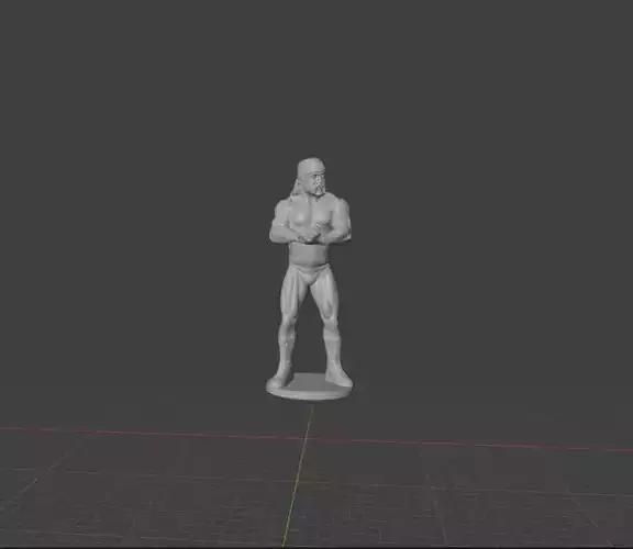 Hulk Hogan 3D print model