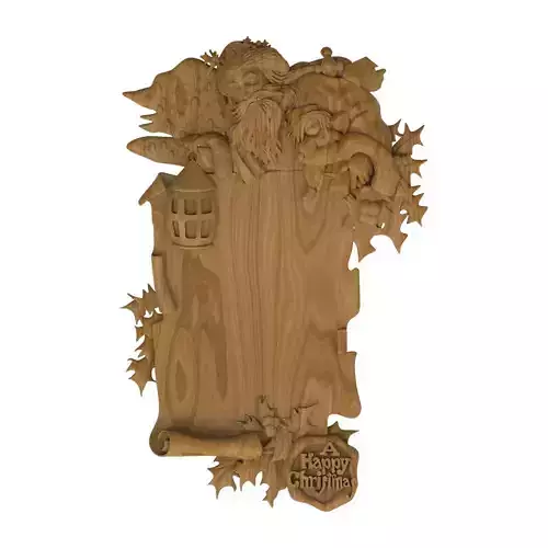 Carved picture frame STL