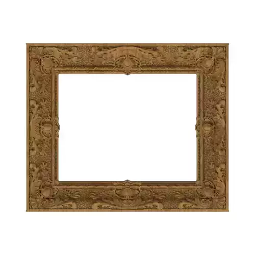Carved picture frame STL