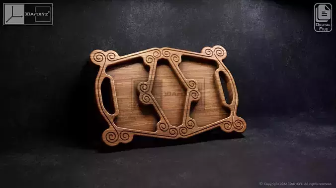 Antique Style Tray - CNC Files for Wood