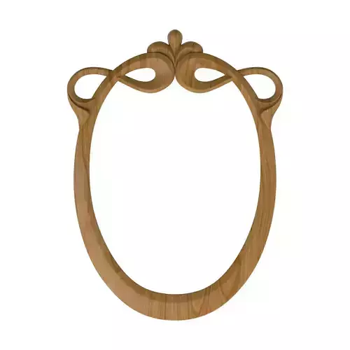 Carved picture frame STL