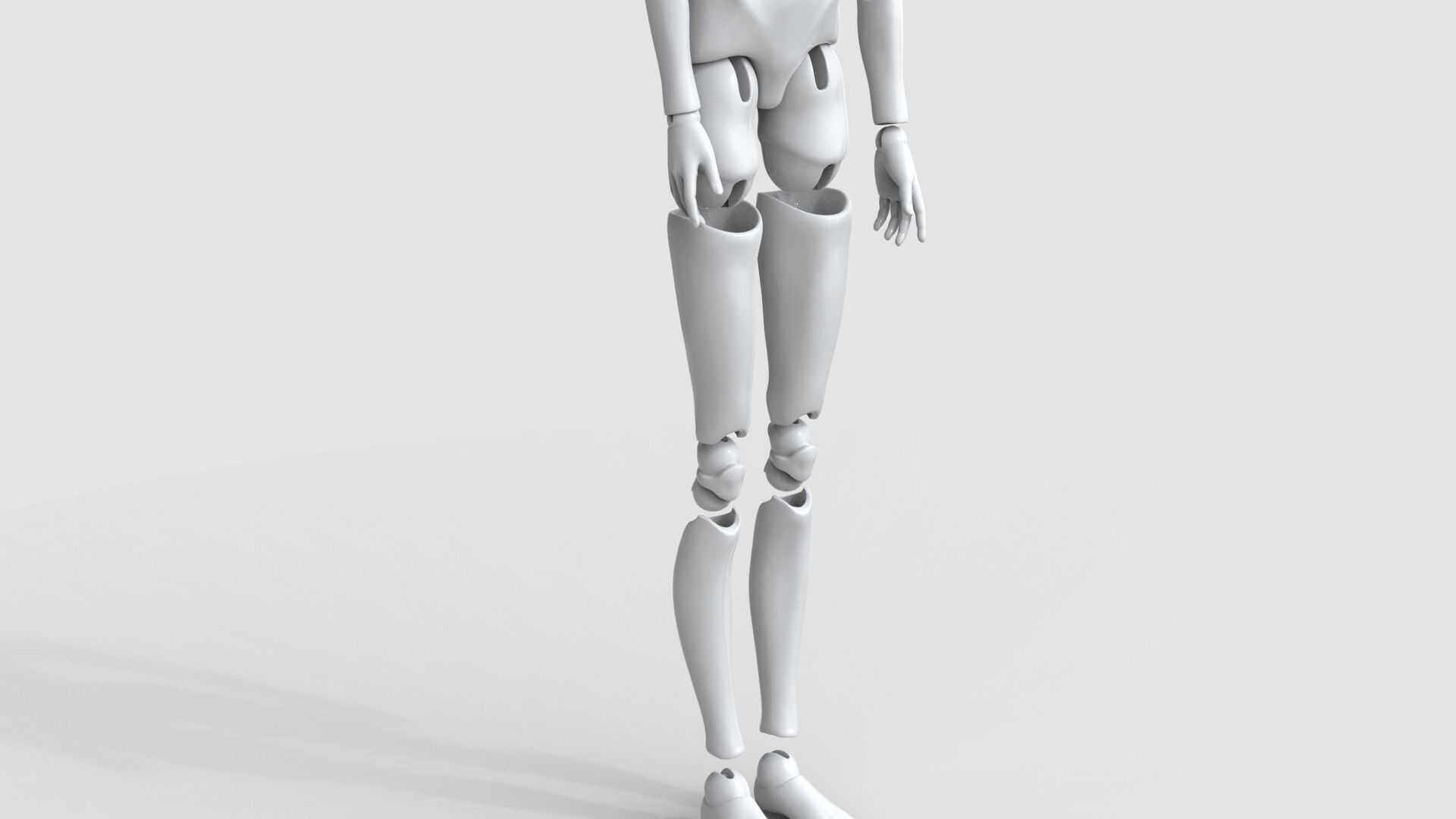 BJD doll boy Fredy ball joint doll 3D print model_3