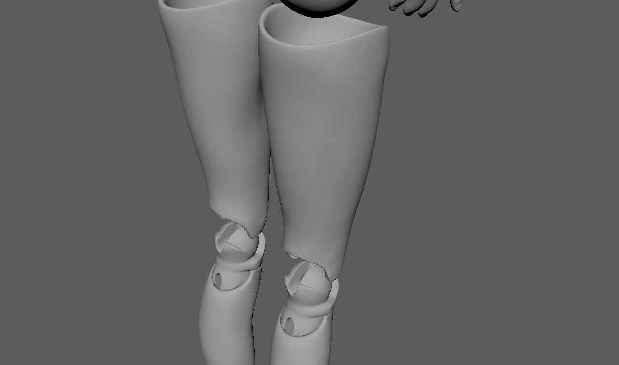 BJD doll boy Fredy ball joint doll 3D print model_26