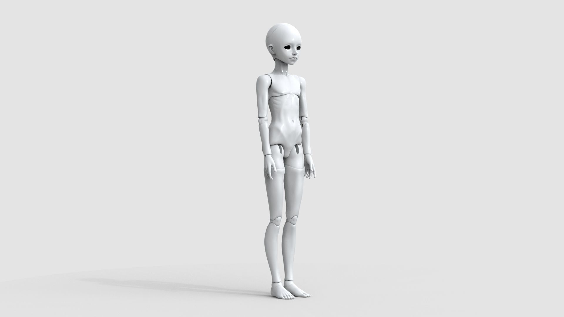 BJD doll boy Fredy ball joint doll 3D print model_6