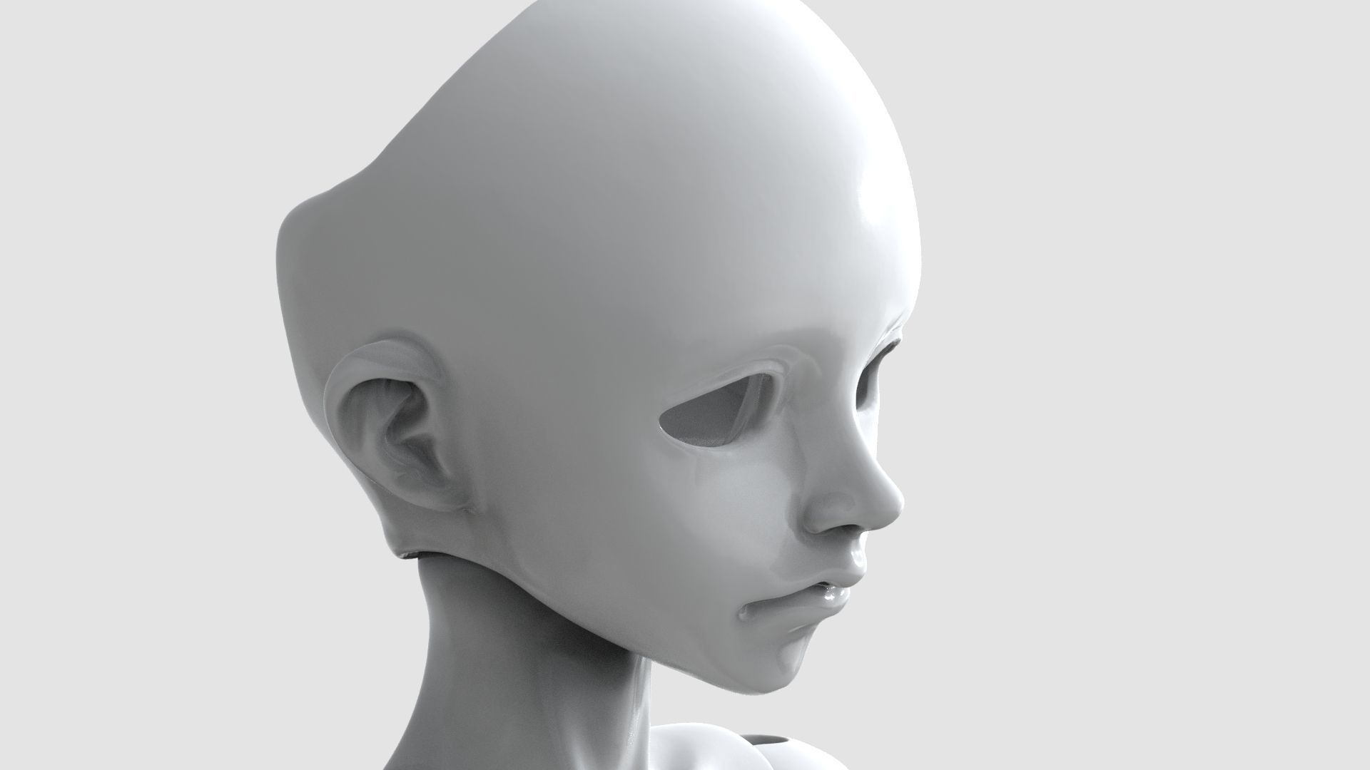 BJD doll boy Fredy ball joint doll 3D print model_12