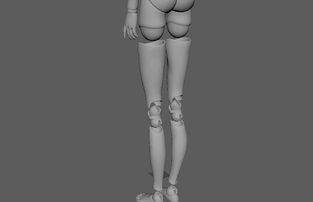 BJD doll boy Fredy ball joint doll 3D print model_24