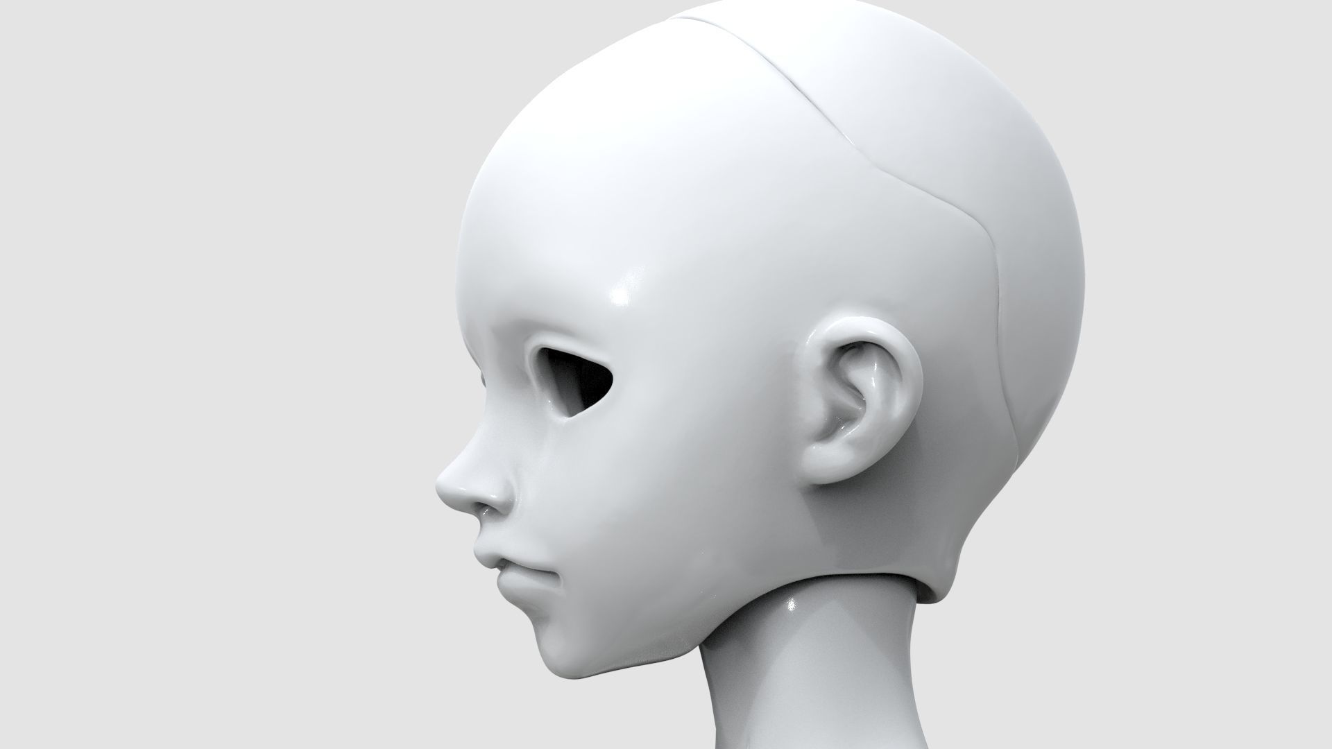 BJD doll boy Fredy ball joint doll 3D print model_13