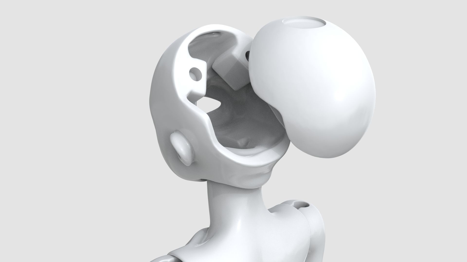 BJD doll boy Fredy ball joint doll 3D print model_16