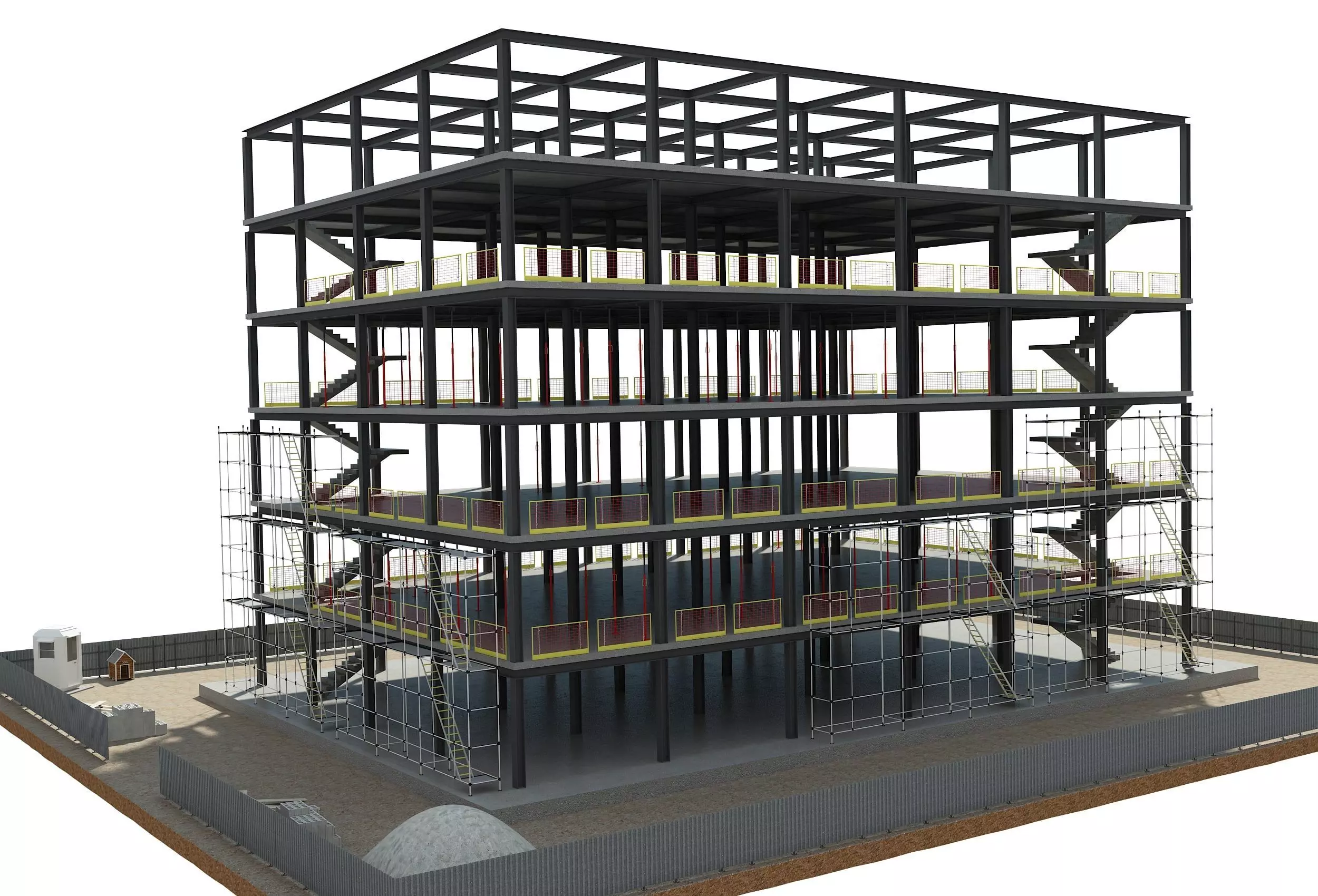 Building Construction 3D model