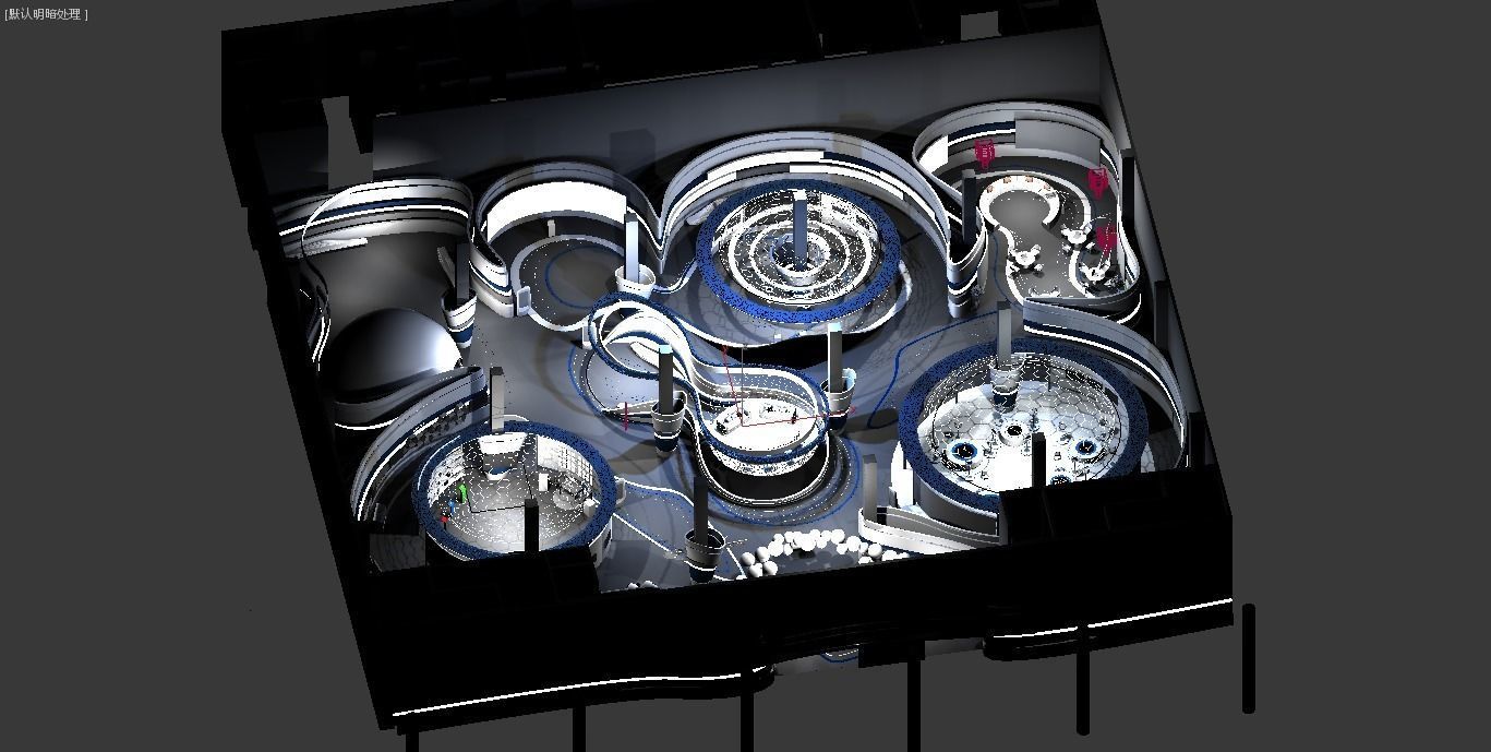 conference conference exhibition stand concept 3D model_11