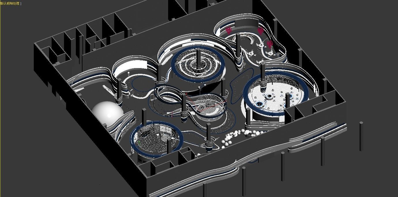 conference conference exhibition stand concept 3D model_15