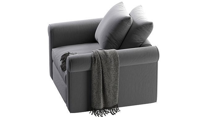 Harlanda Armchair By Ikea 3D model 7